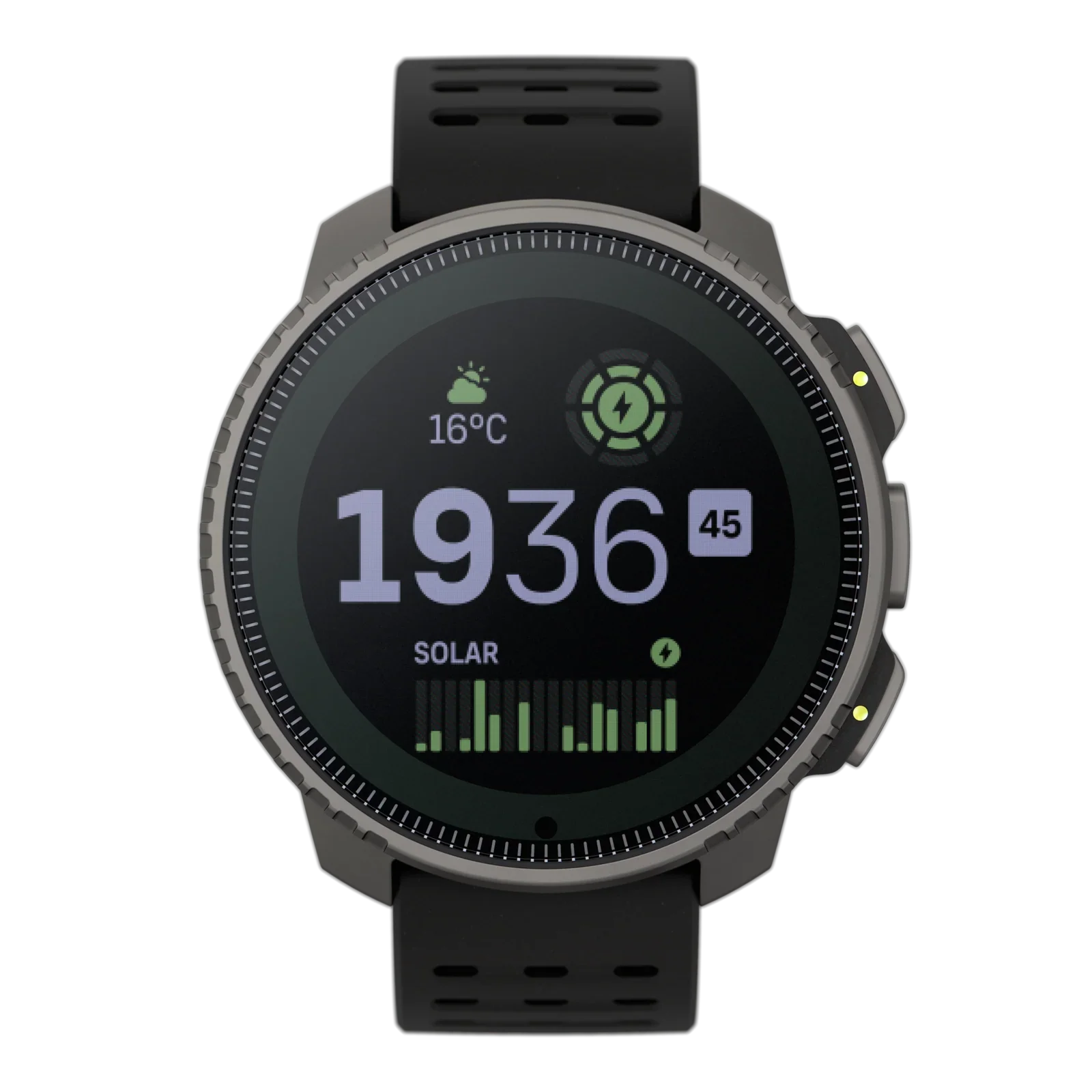 Suunto Vertical Titanium Solar Black SS050858000, GPS Smartwatch