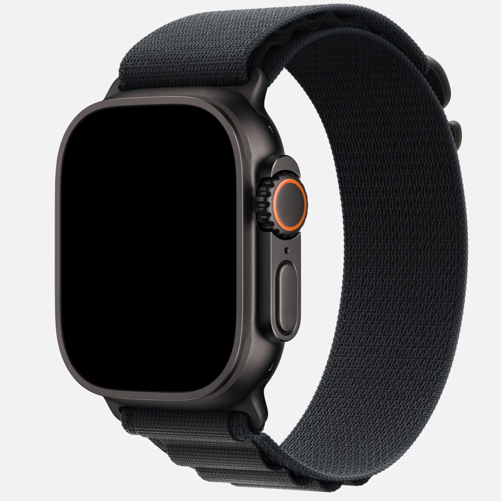 Apple Watch Ultra 3 GPS + Cellular 49mm Black Titanium Case with Black Alpine Loop