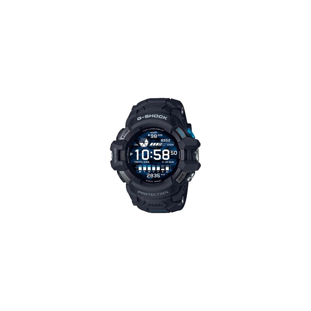Casio G-SHOCK G-SQUAD PRO GSW-H1000 Wear OS smartwatch, black