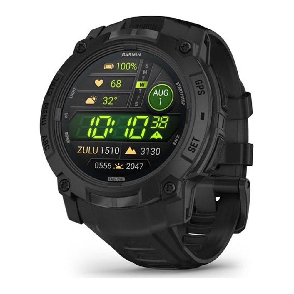 Garmin Instinct 3 Tactical Edition AMOLED 50mm Black military rugged GPS smartwatch