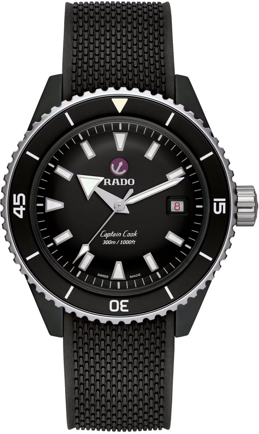 Rado Captain Cook High-Tech Ceramic Diver R32129158, black dial
