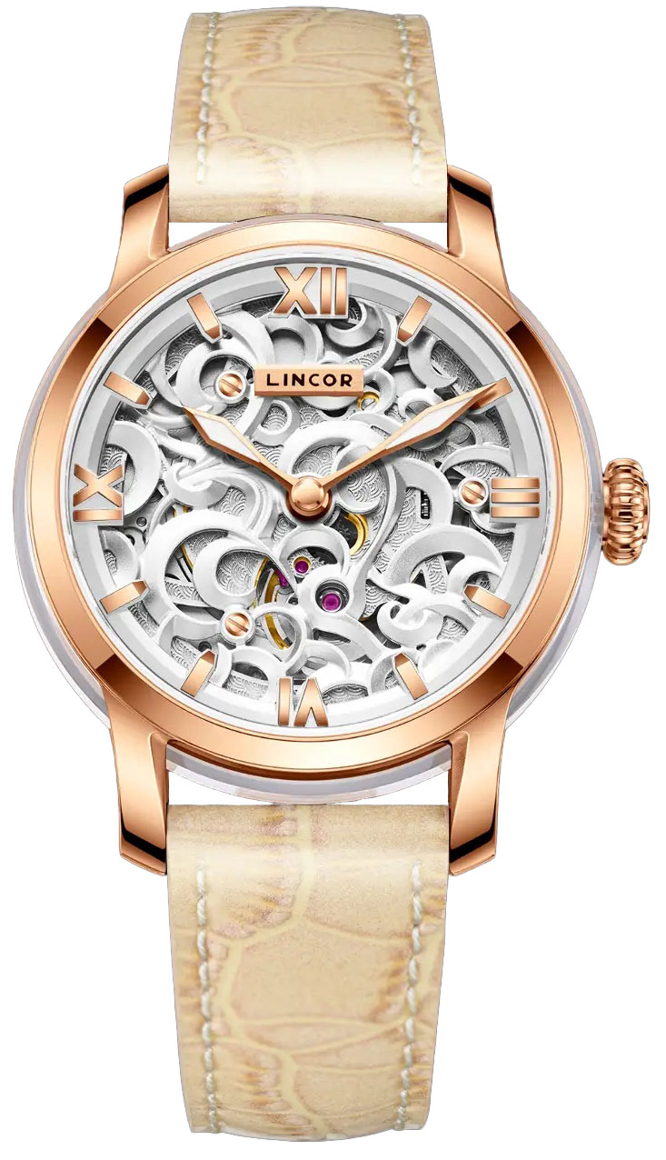 Lincor Skeleton 4135L-2, Automatic Watch