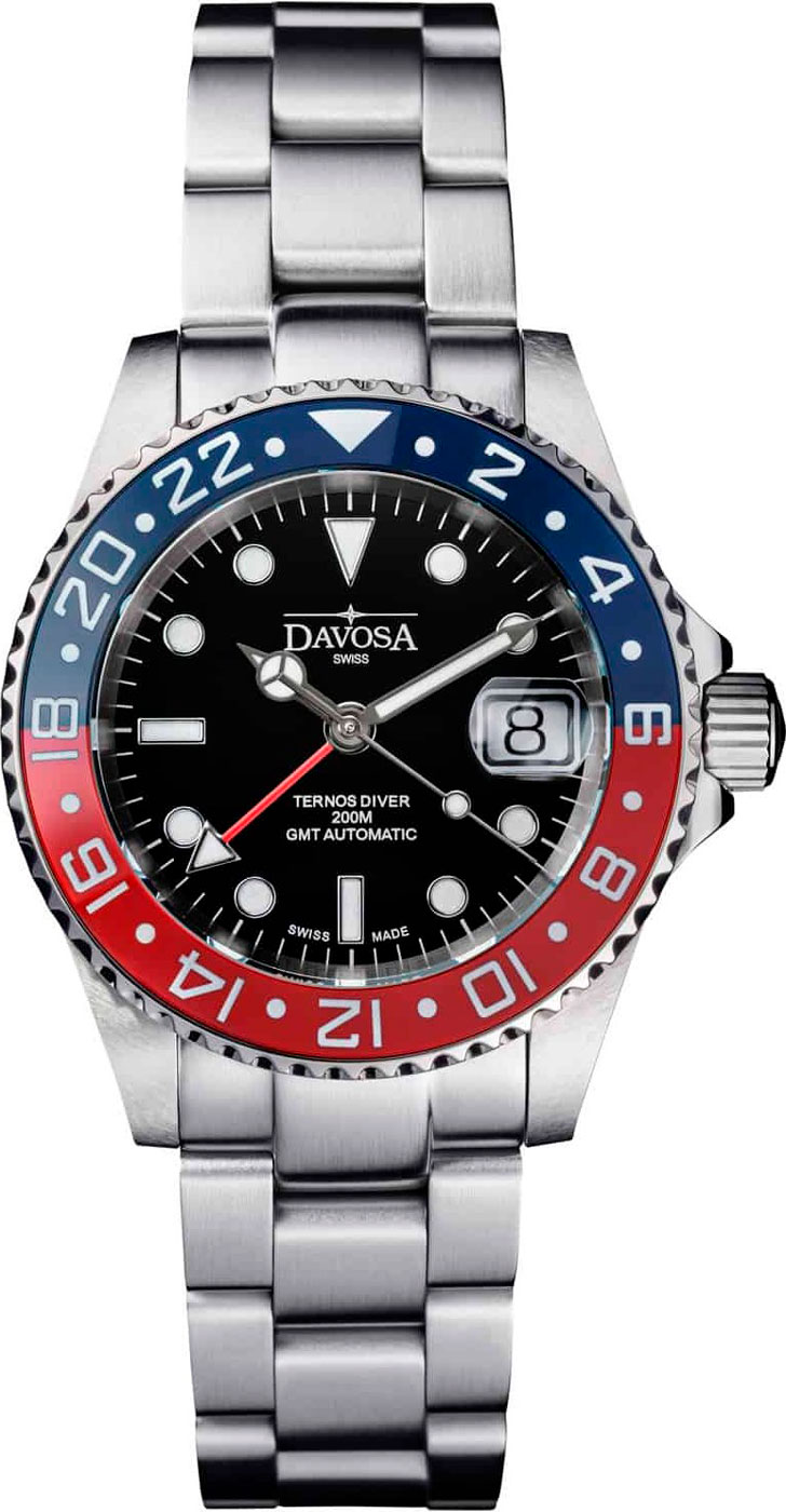 DAVOSA Ternos Ceramic GMT Automatic DAV.16159060, Diver Watch