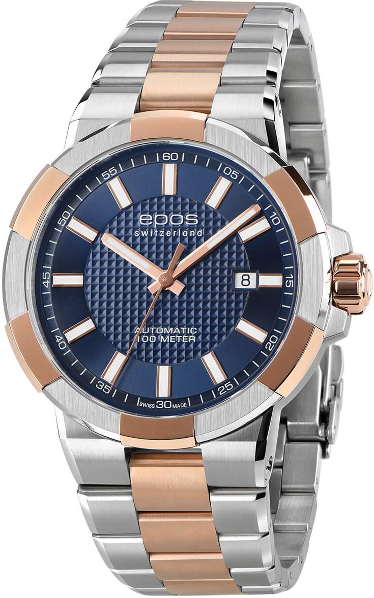 Epos Sportive 3443.132.34.16.44, Automatic Blue Dial Men's Watch