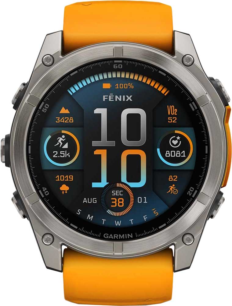 Garmin Fenix 8 Sapphire Titan Smartwatch 010-02905-11