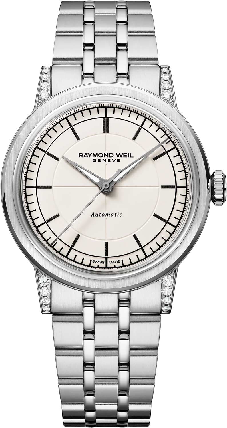 Raymond Weil Millesime Automatic 2125-STS-64001, Ladies' Diamond Watch