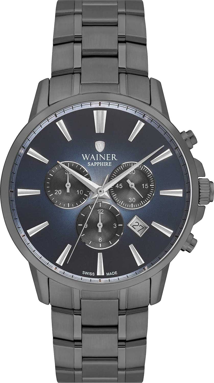 Wainer Chronograph WA.19333-D, Blue Dial
