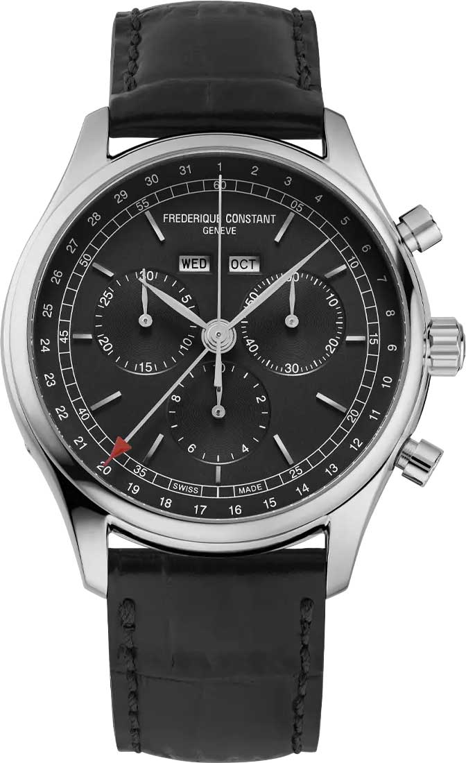 Frederique Constant Classics Chronograph FC-296DG5B6, black dial