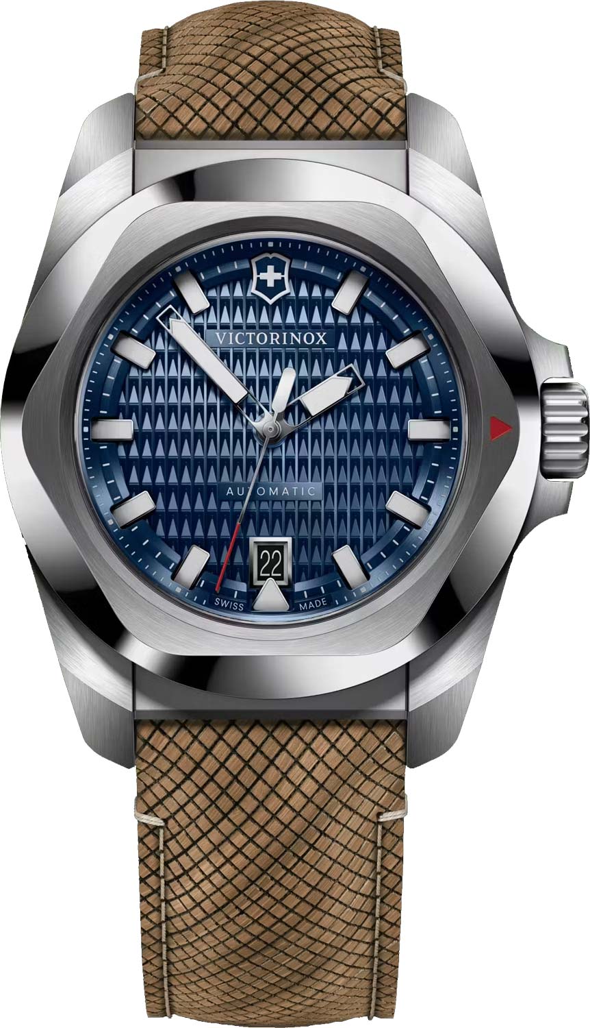 Victorinox I.N.O.X. Automatic 242018.1, Esfera Azul Correa de Madera