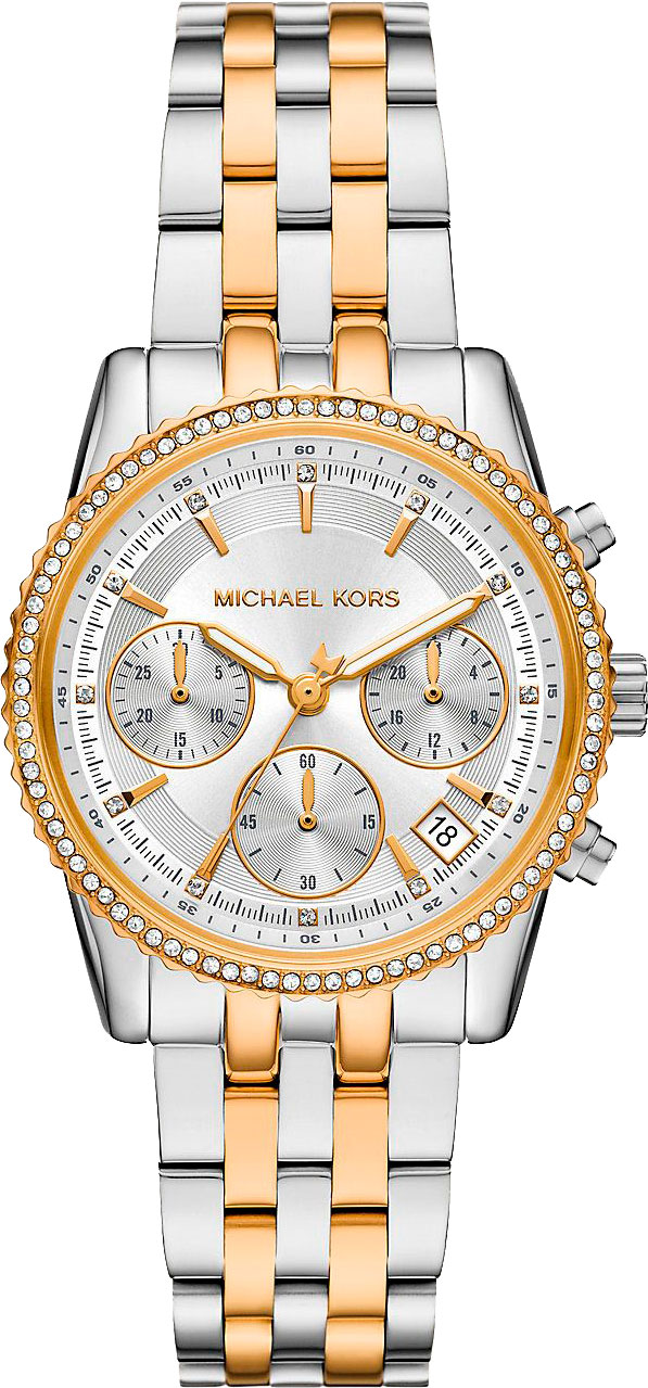 Michael Kors Mini Ritz Pave MK7532 Chronograaf Horloge