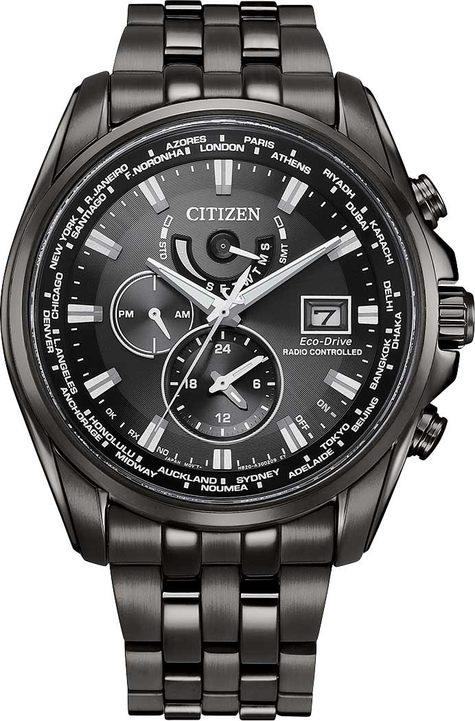 Citizen AT9127-80E Radio-Controlled Eco-Drive World Time Watch