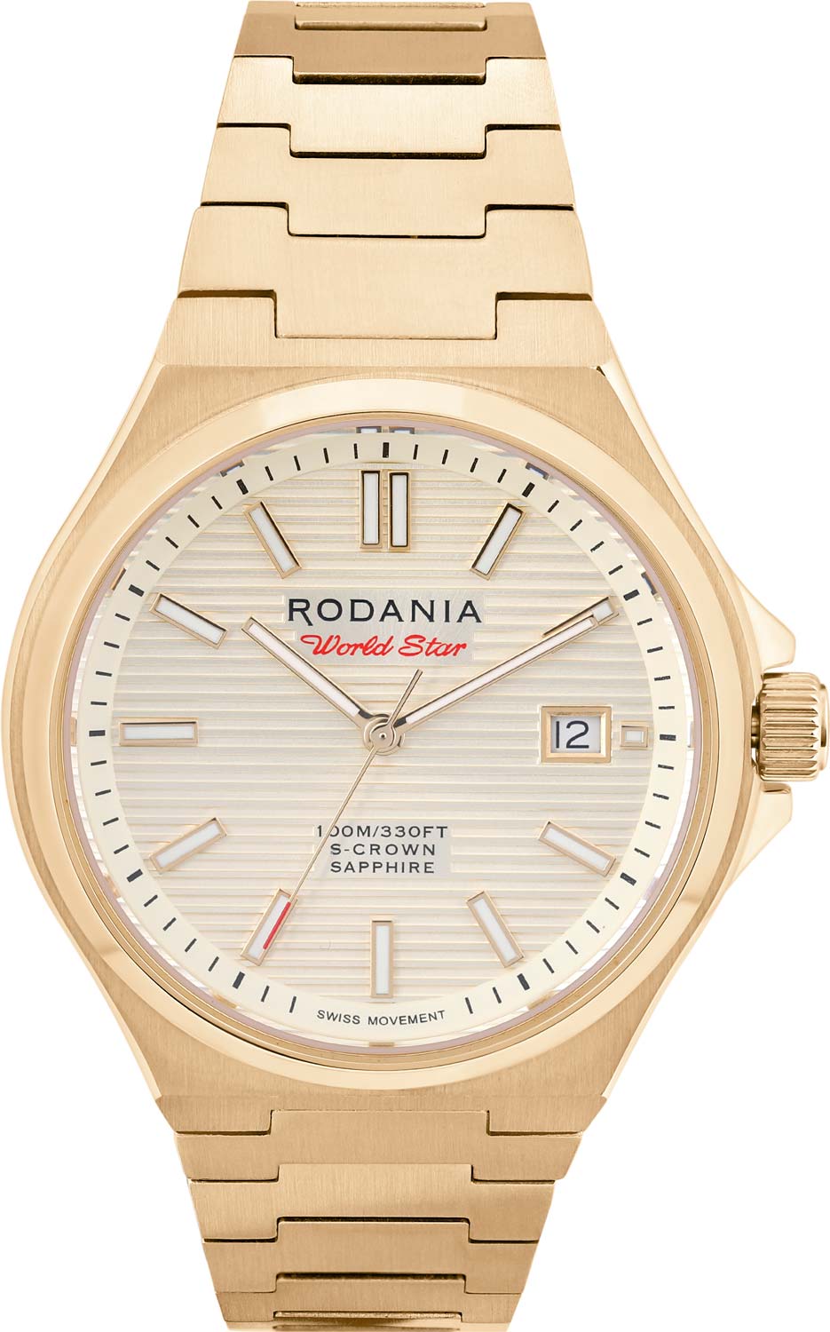 Rodania R74005 World Star, Champagne Dial