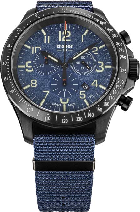 Traser P67 Officer Pro Chronograph TR_109461, Blue Dial