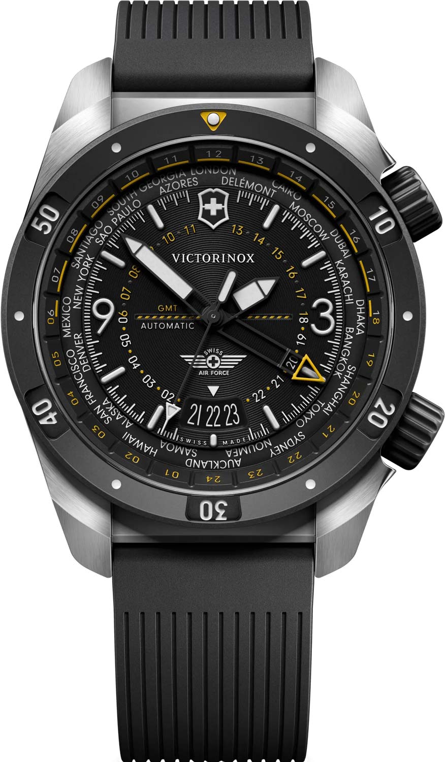 Victorinox Airboss Mechanical GMT Automatic 242005, black dial