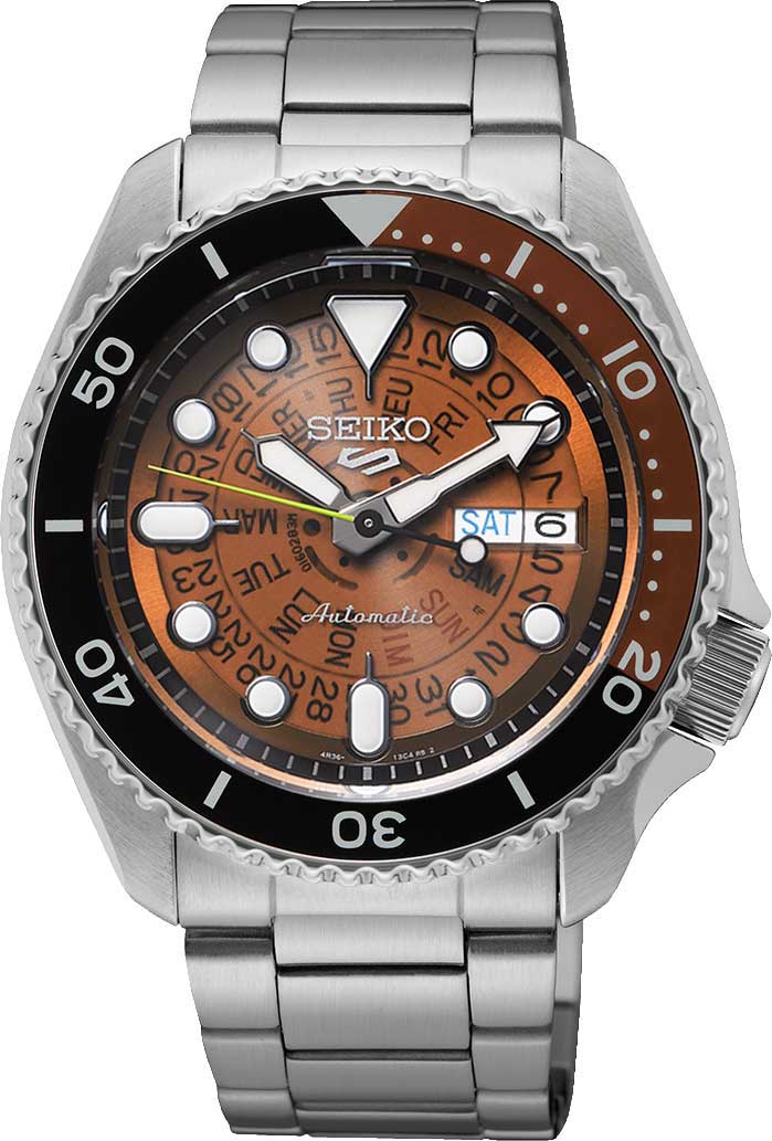 Seiko 5 Sports SRPJ47 SKX Skeleton Style Automatic Watch