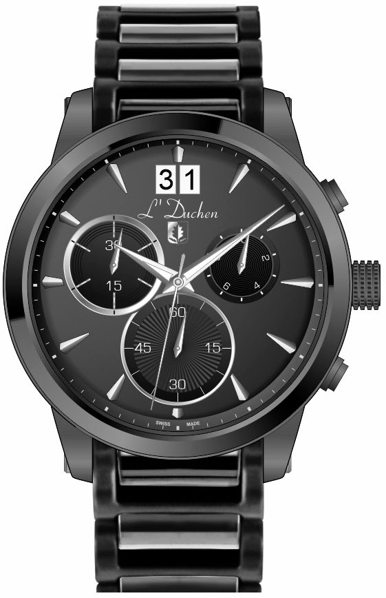 L Duchen Aerostat Chrono D232.70.31, men's quartz chronograph