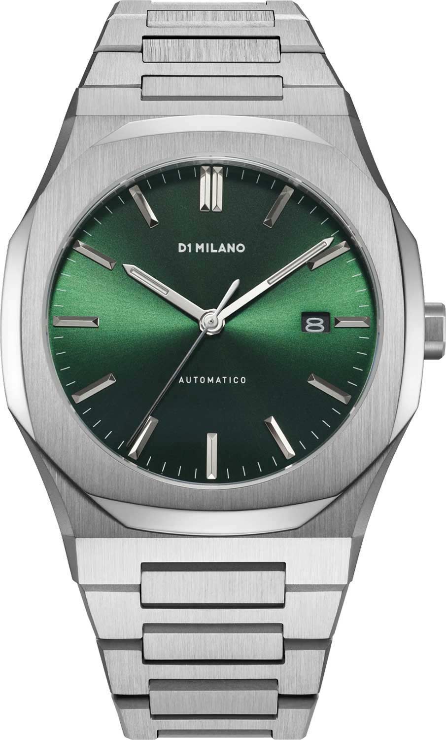 D1 Milano Automatico ATBJ12, Groene Sunray Wijzerplaat