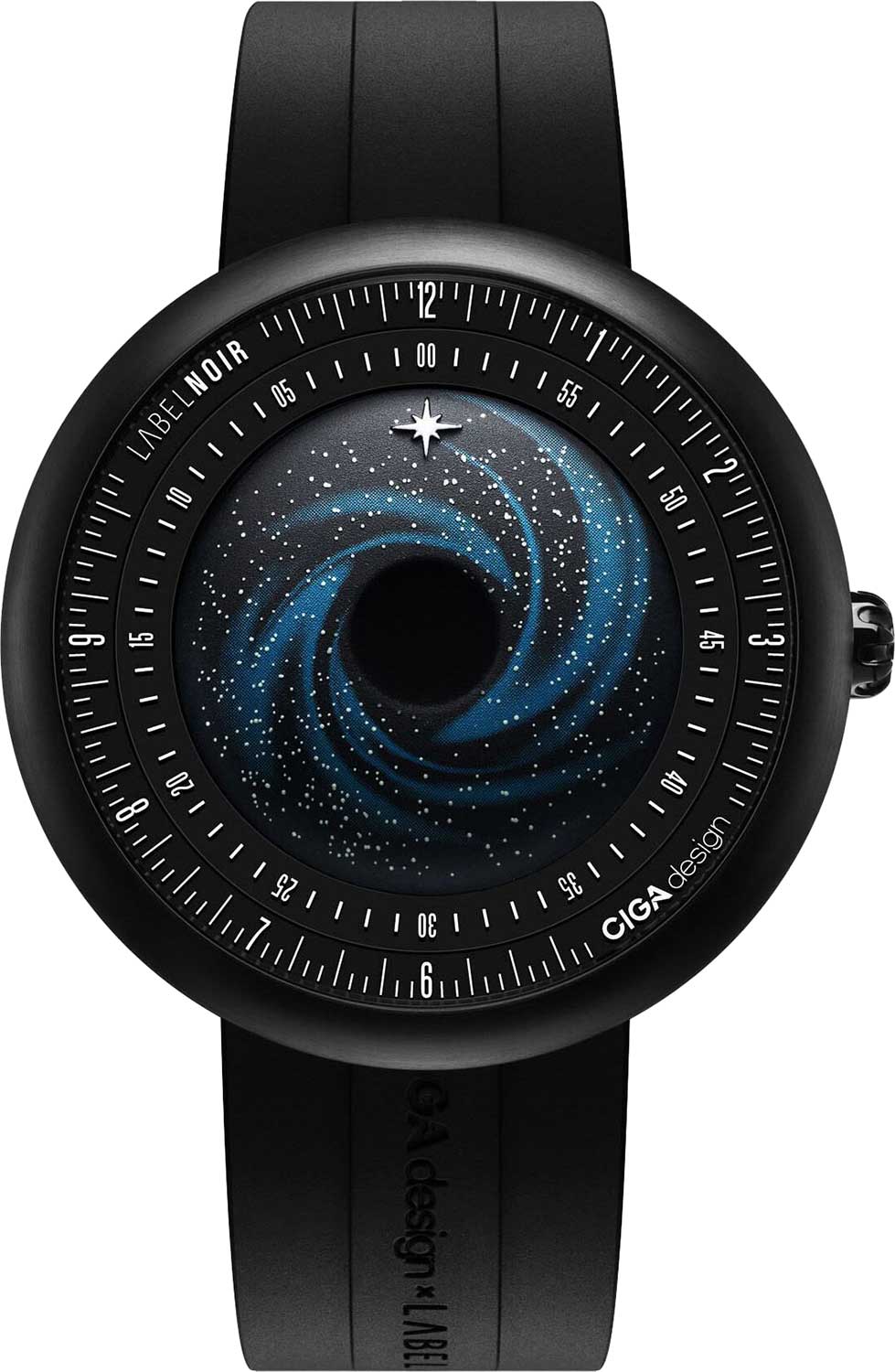 CIGA Design U-Series Blue Planet II Black Star Edition U035-BB01-W6B, modern cosmic display