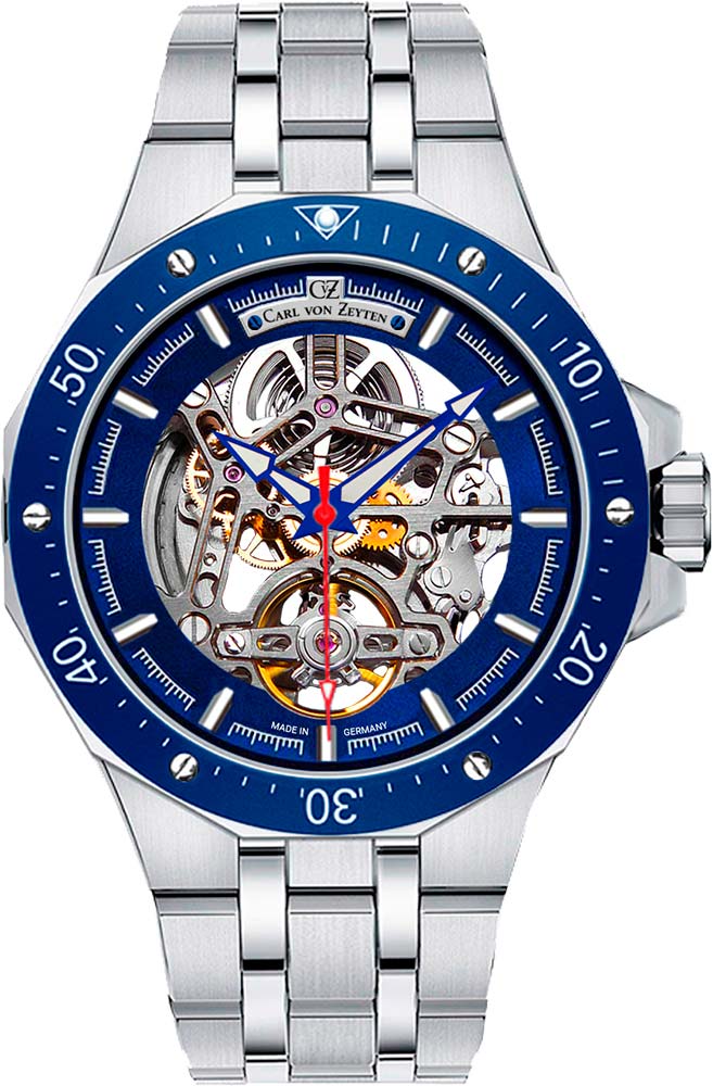 Carl von Zeyten CVZ0094BLMS, Skeleton Automatic