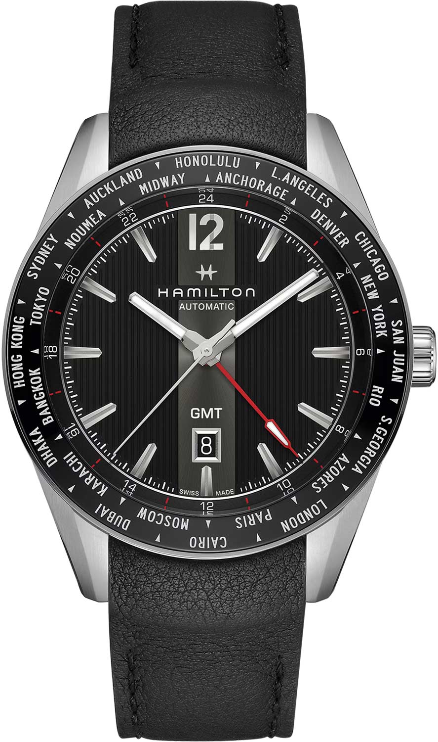 Hamilton Jazzmaster GMT H43725731, Black Dial Limited Edition