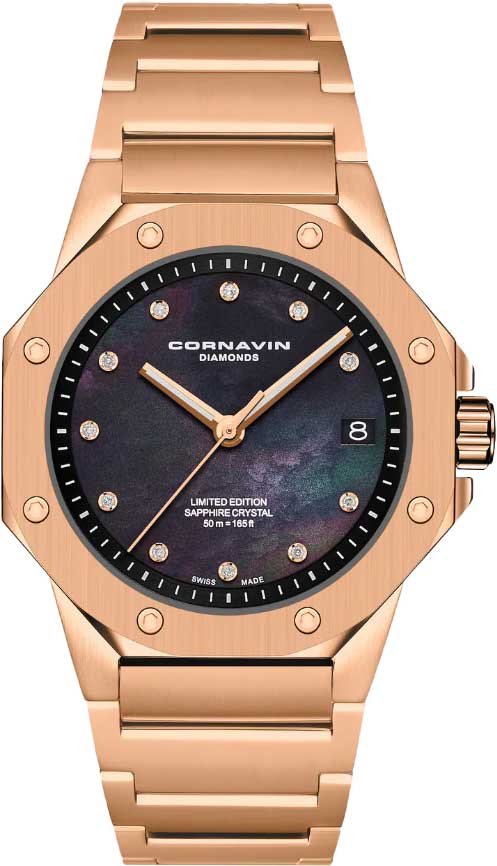 Cornavin CO.SKY.10D.B, Men's Quartz Watch
