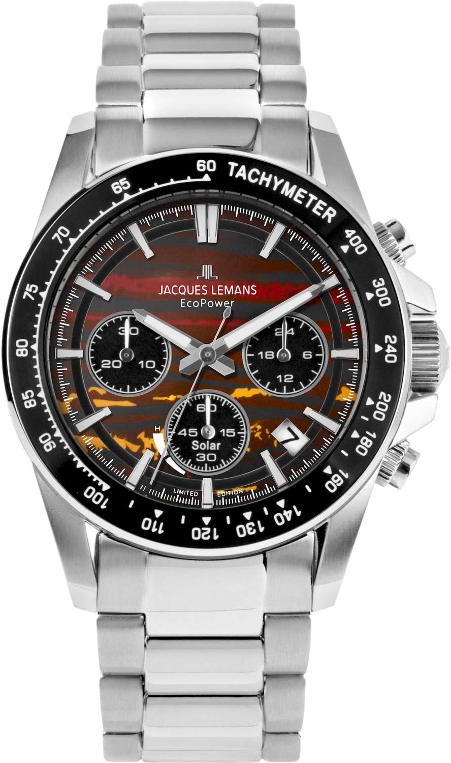 Jacques Lemans Sport Eco Power 50-10D, Solar Chronograph