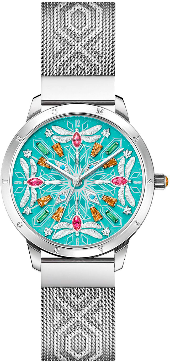 Thomas Sabo Kaleidoscope Dragonfly WA0368-201-215-33, Turquoise Milanese