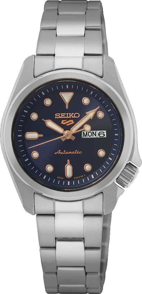 Seiko 5 Sports SKX SRE003 Automatic Blue Dial Ladies Watch