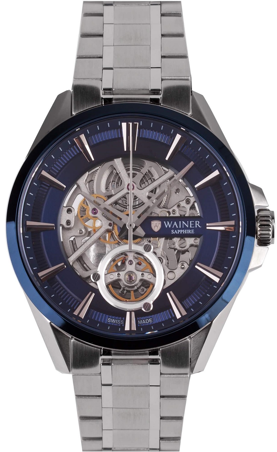 Wainer WA.25511-B Men's Automatic Skeleton Watch