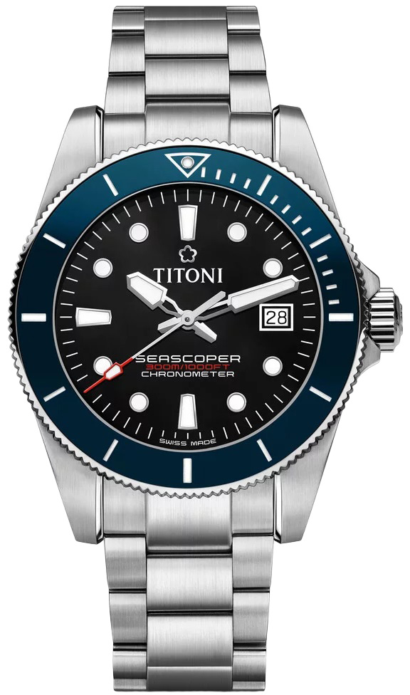 Titoni Seascoper 83300-S-BE-706, Automatic Chronometer Dive Watch