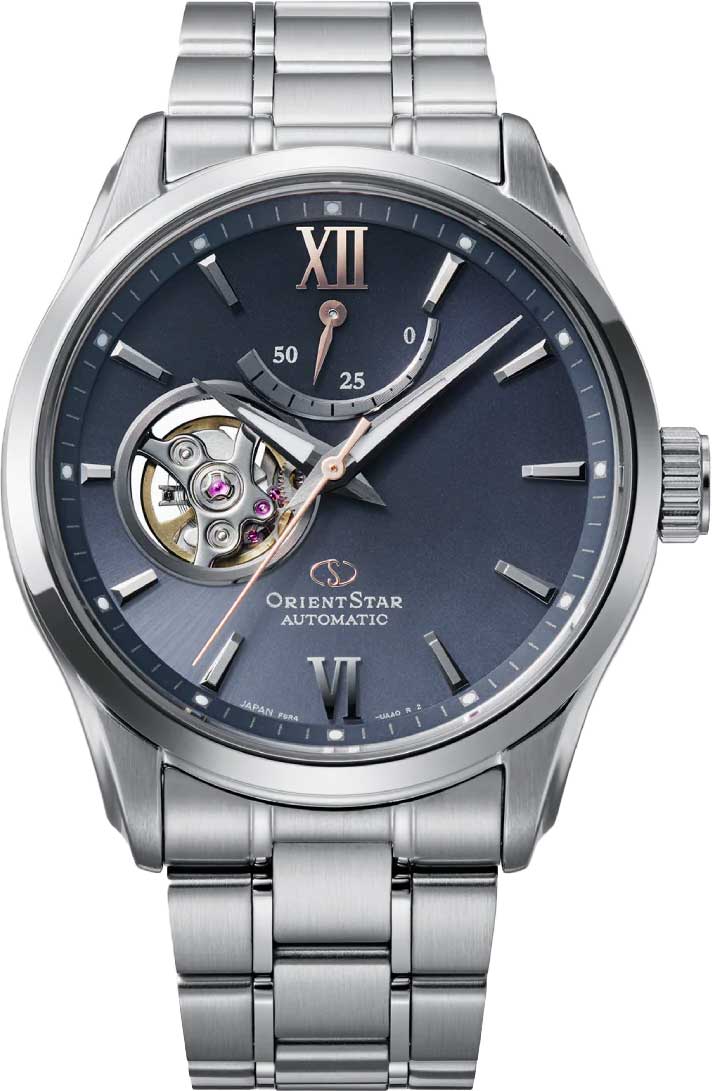Orient Star Contemporary Semi Skeleton RE-AT0021L0, Blue Dial