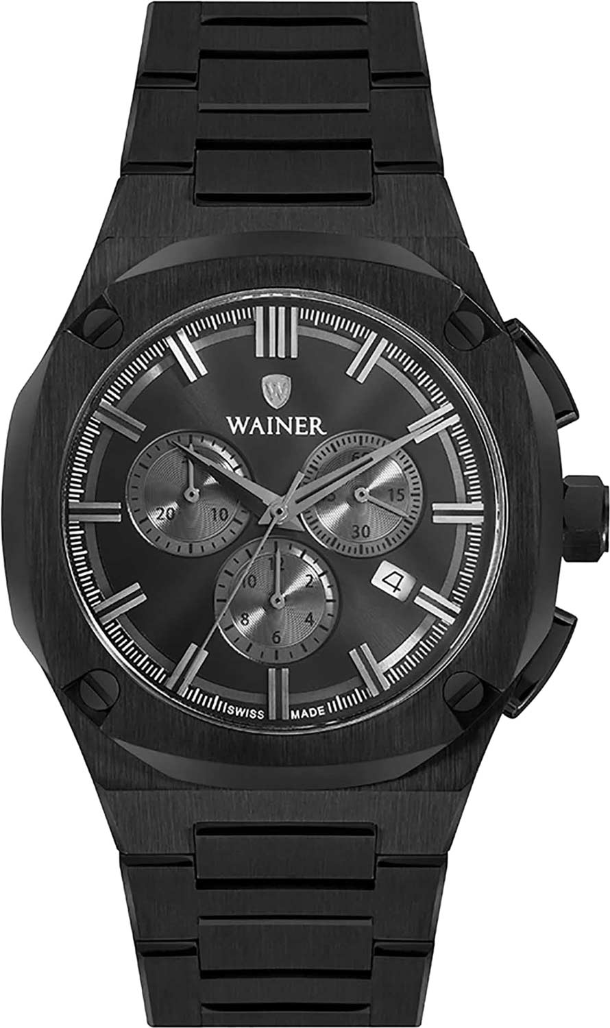 Wainer Chronograph WA.10000-E, Quartz PVD Steel