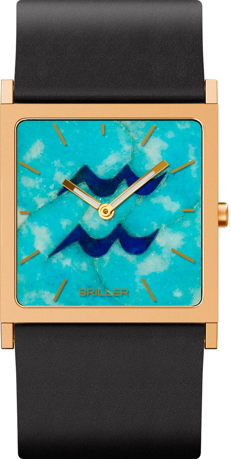 Briller SU-SG-211 Aquarius Zodiac Quartz Watch