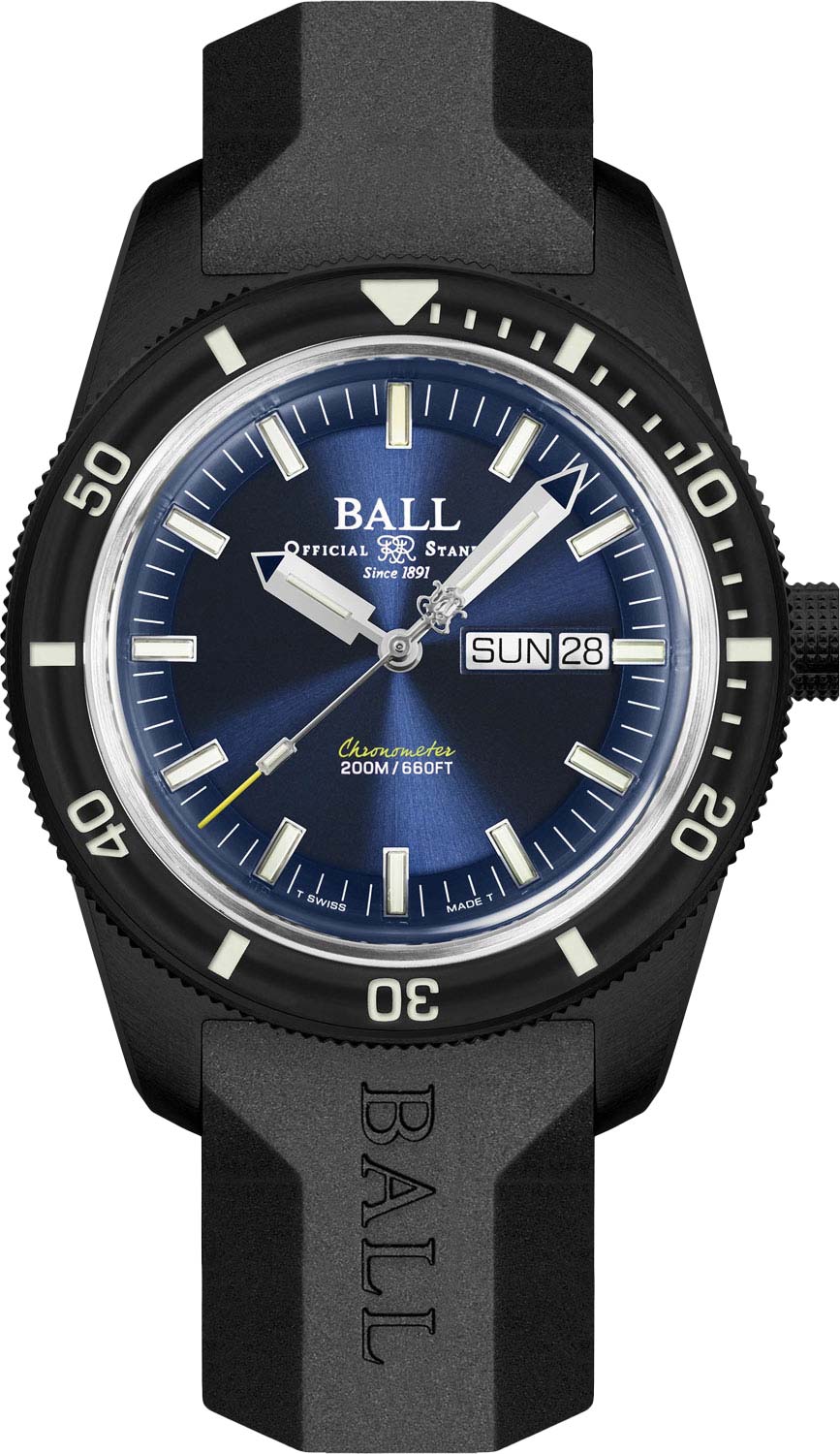 BALL Skindiver Heritage Manufacture DD3208B-P2C-BE, Blue Dial Automatic