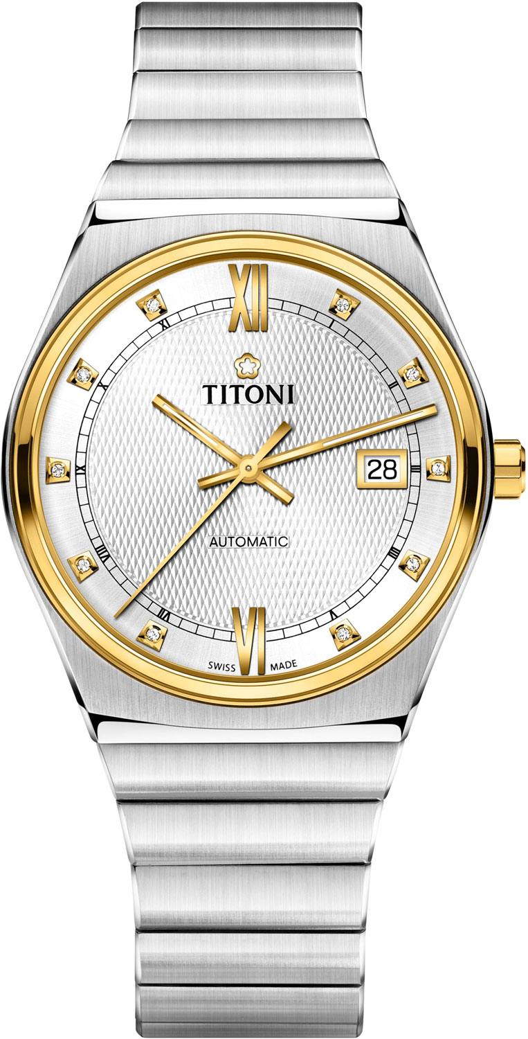Titoni Impetus 83751-SY-629, Automatic Date Steel Watch