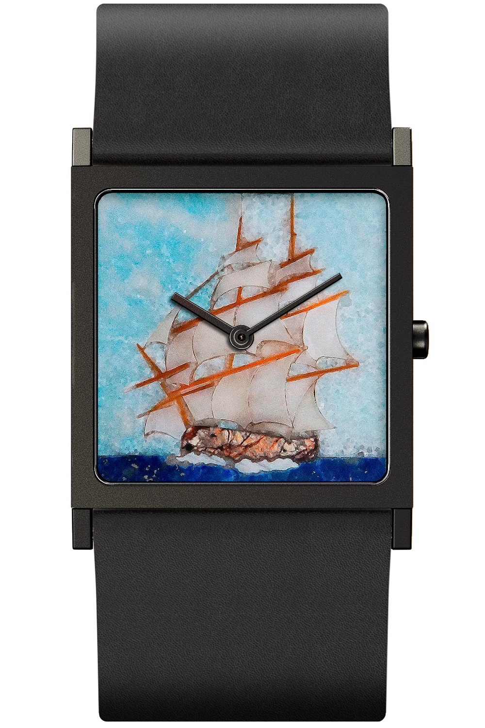 Briller WU-SB-010, Blue Florentine Mosaic Dial Watch