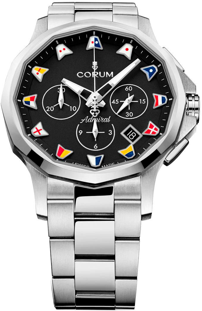 Corum Admiral Legend 42 Chronograph A984/04252, Black Dial