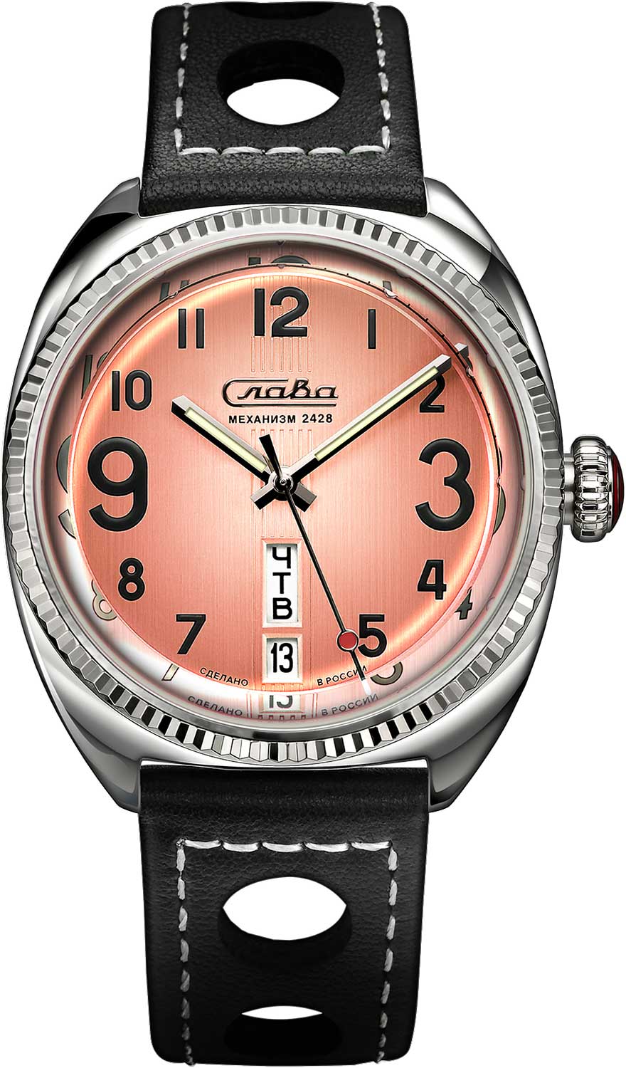Slava Gloria 0930555/300-2428, Limited Edition Heather Meadow Manual Watch