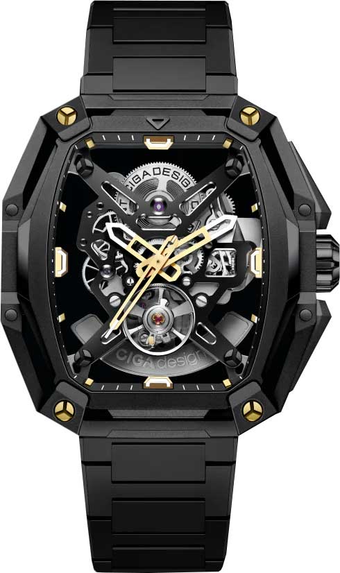 CIGA Design Z-Series City Hunter Z035-BB02-W1B, Automatic Skeleton Watch