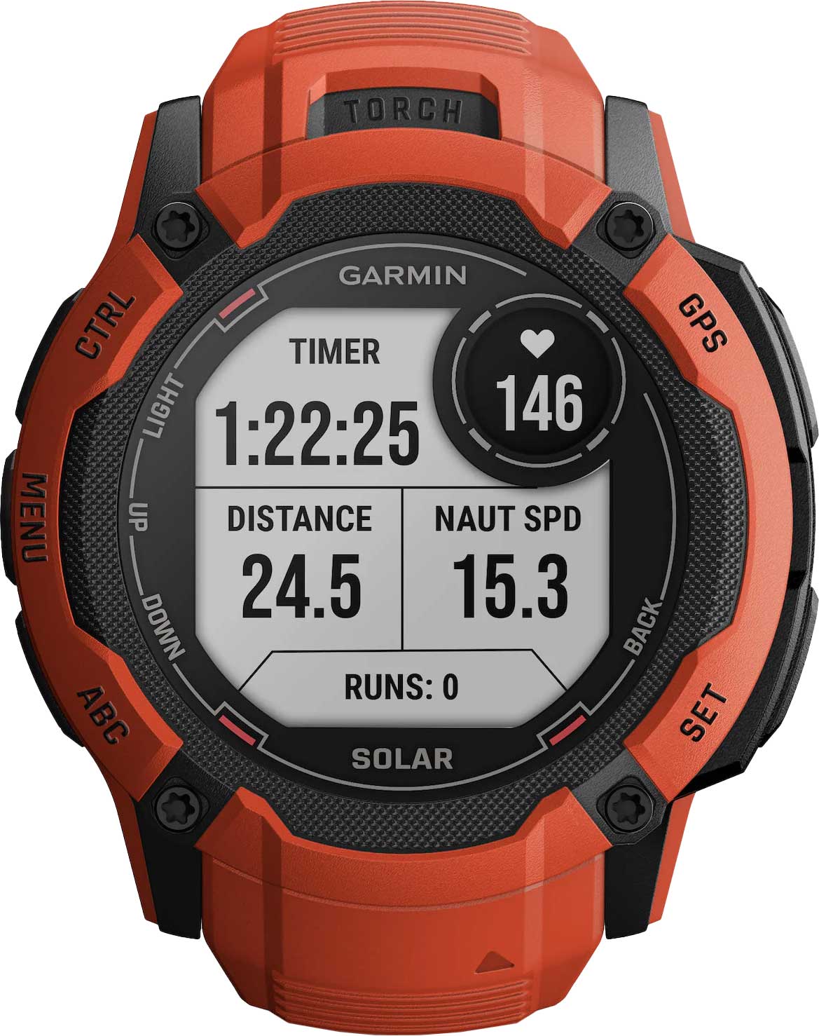 Garmin Instinct 2X Solar 010-02805-01, Smartwatch