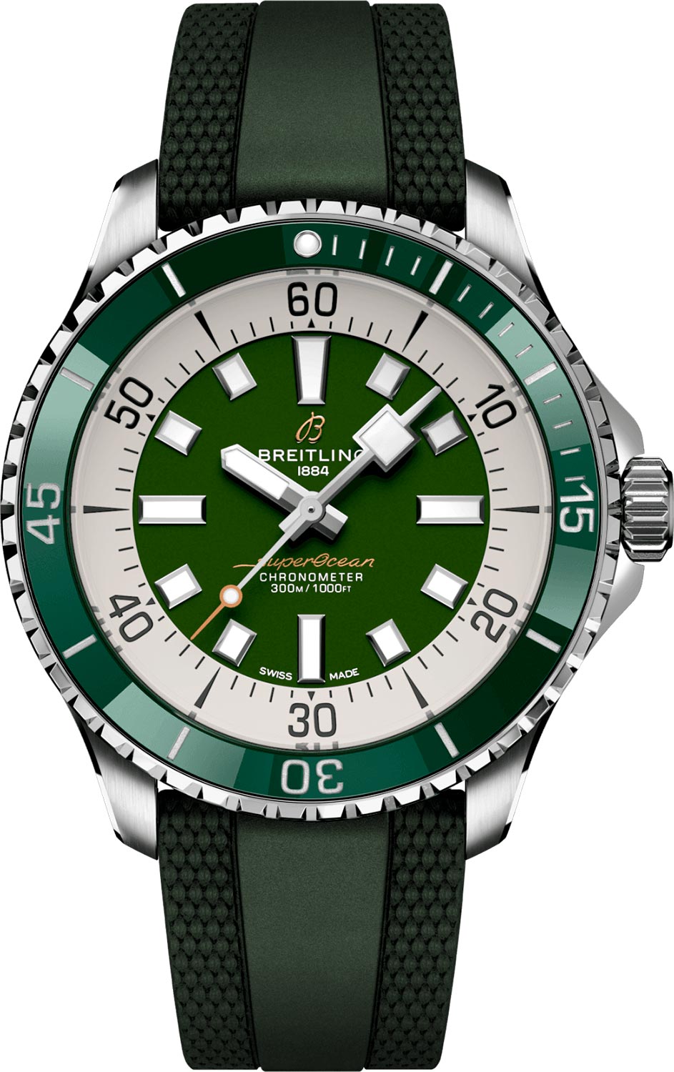 Breitling Superocean Automatic 44 A17376A31L1S1, Green Dial