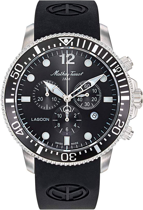 Mathey-Tissot Lagoon Chronograph H123CHALN, Black Dial