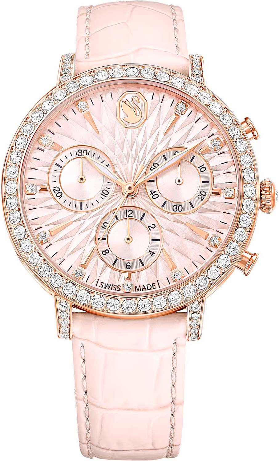 Swarovski Matrix Tennis Chrono 5698300, Pink Quartz Watch