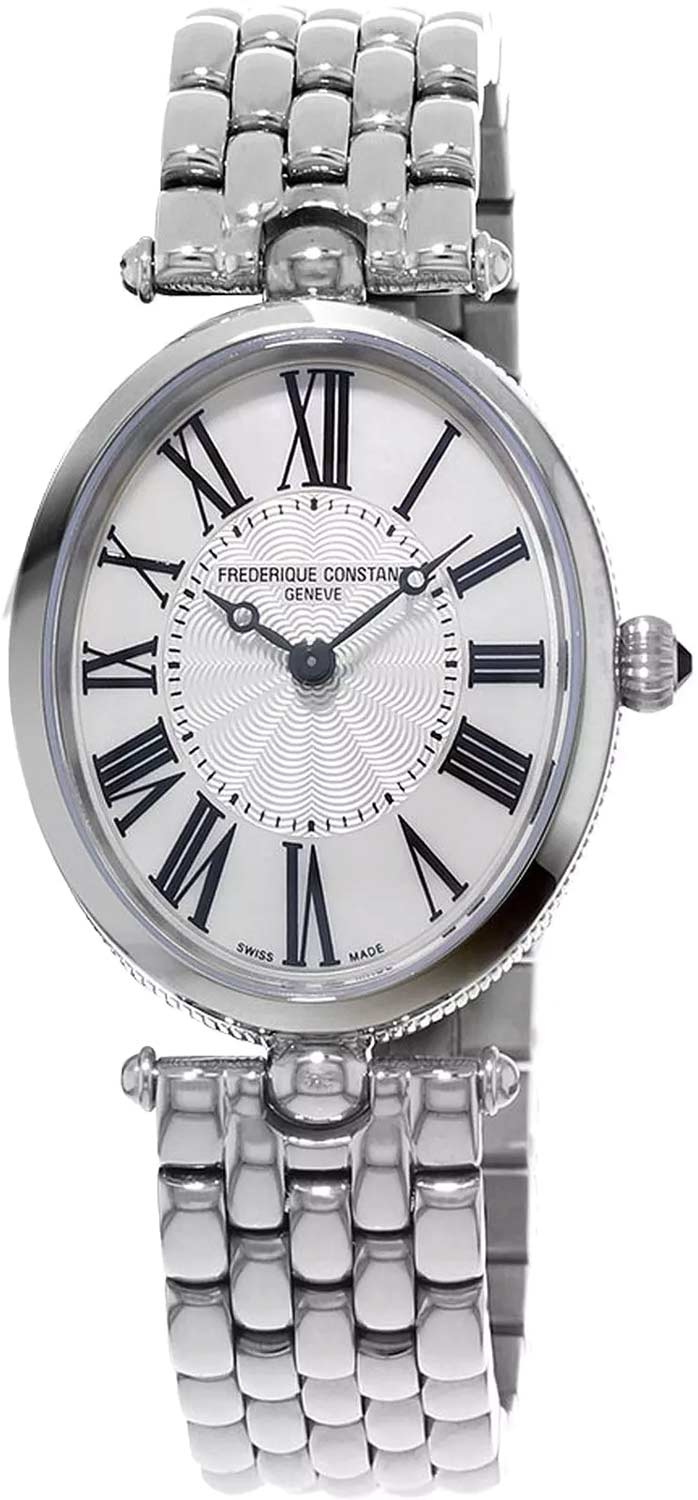 Frederique Constant Classics Art Deco Oval FC-200MPW2V6B, Mother-of-pearl