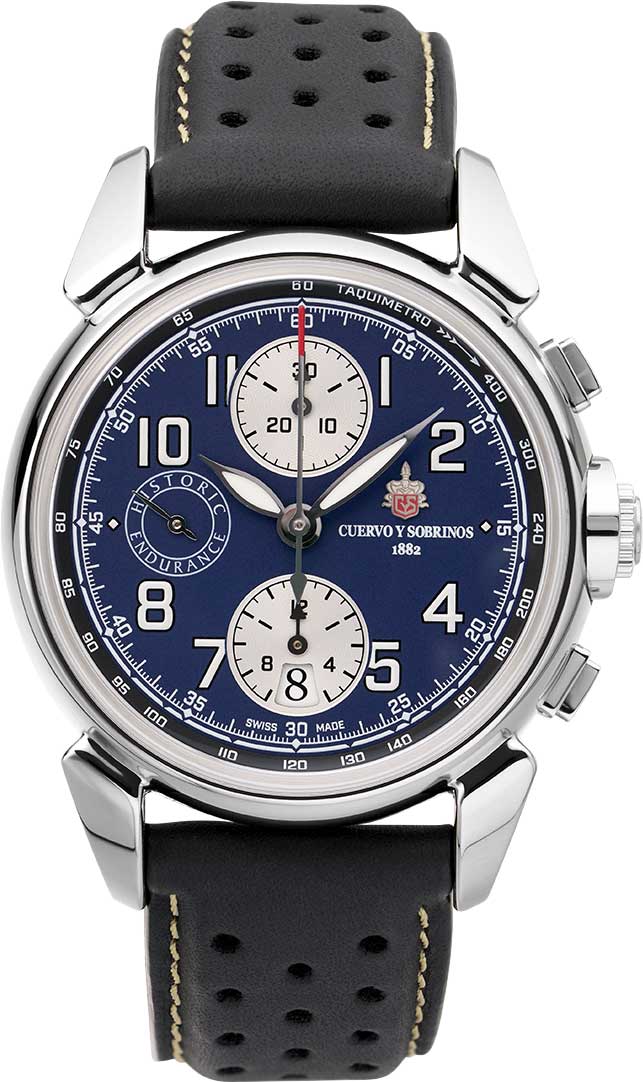 Cuervo y Sobrinos Historiador Historic Endurance 3141.1HEP, Automatisch Chronograaf