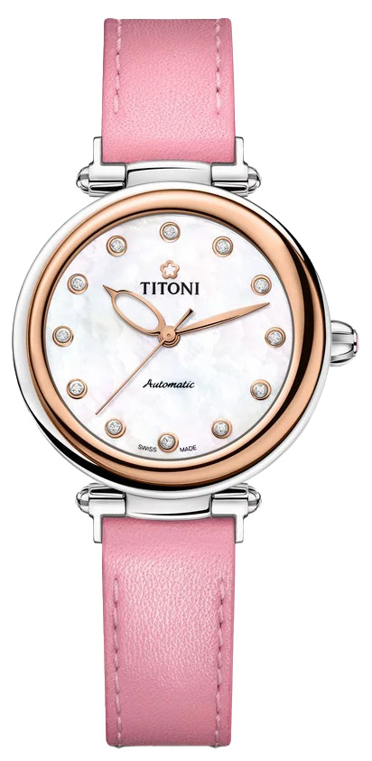Titoni 23978-SRG-STK-622, Automatic Watch with Mother-of-Pearl Dial