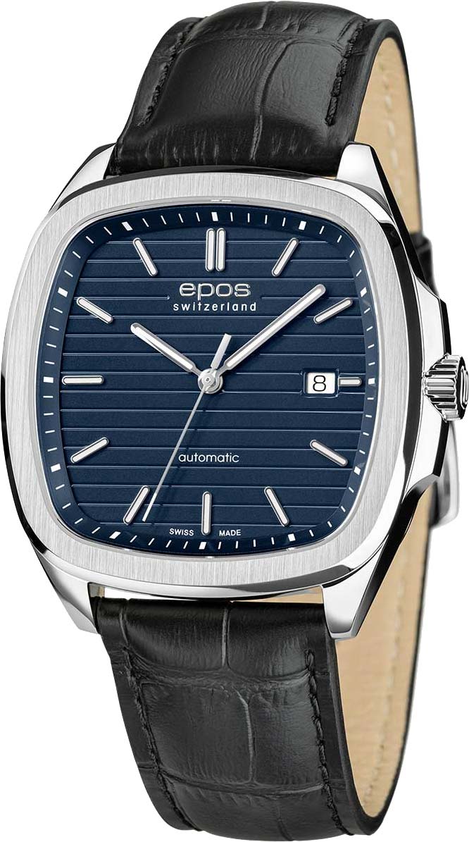 Epos Timeless 3511.152.20.16.25, Automatic Square Watch