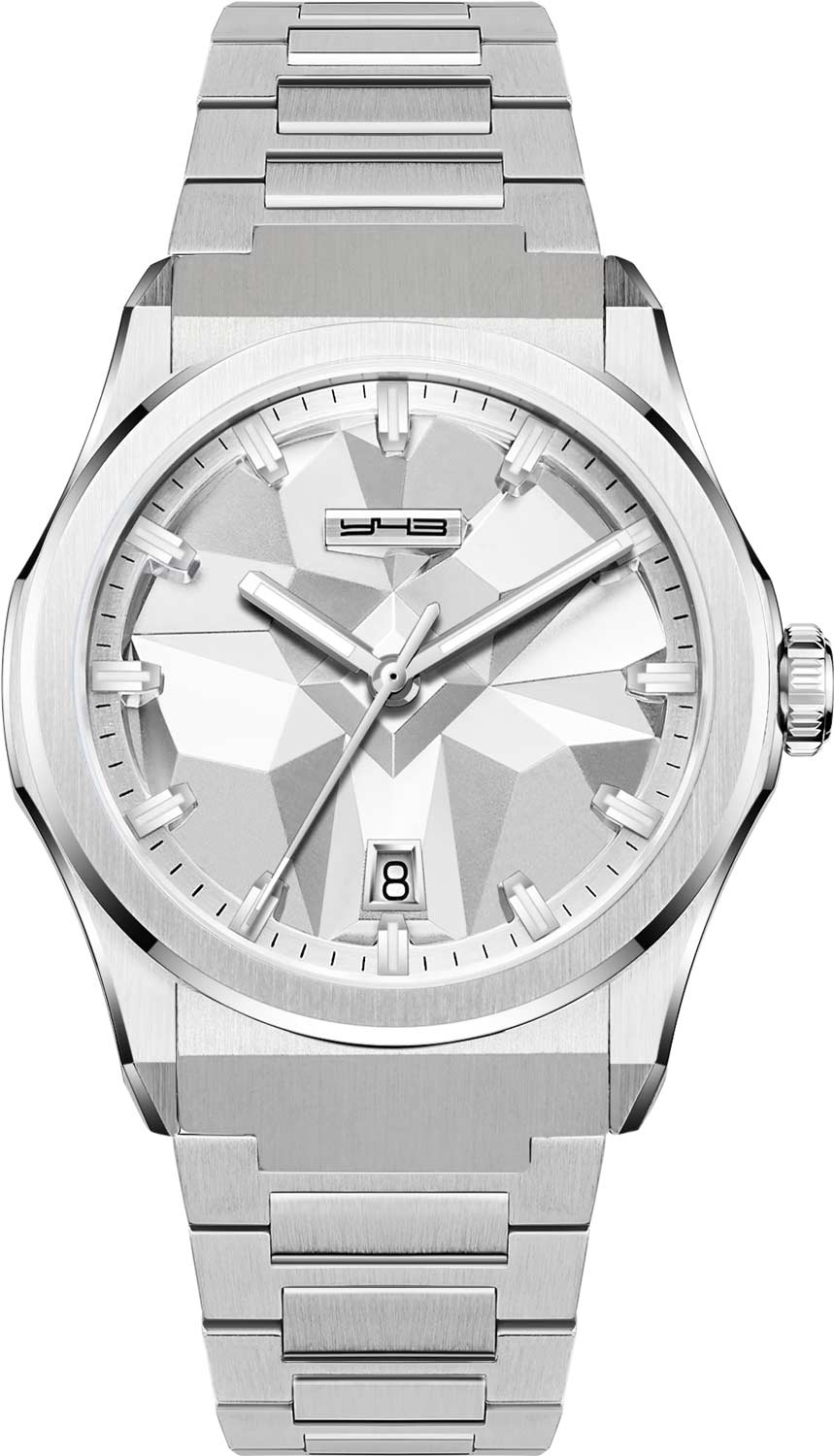UCHZ Automatic 3121B-1, Silver Dial Steel Bracelet
