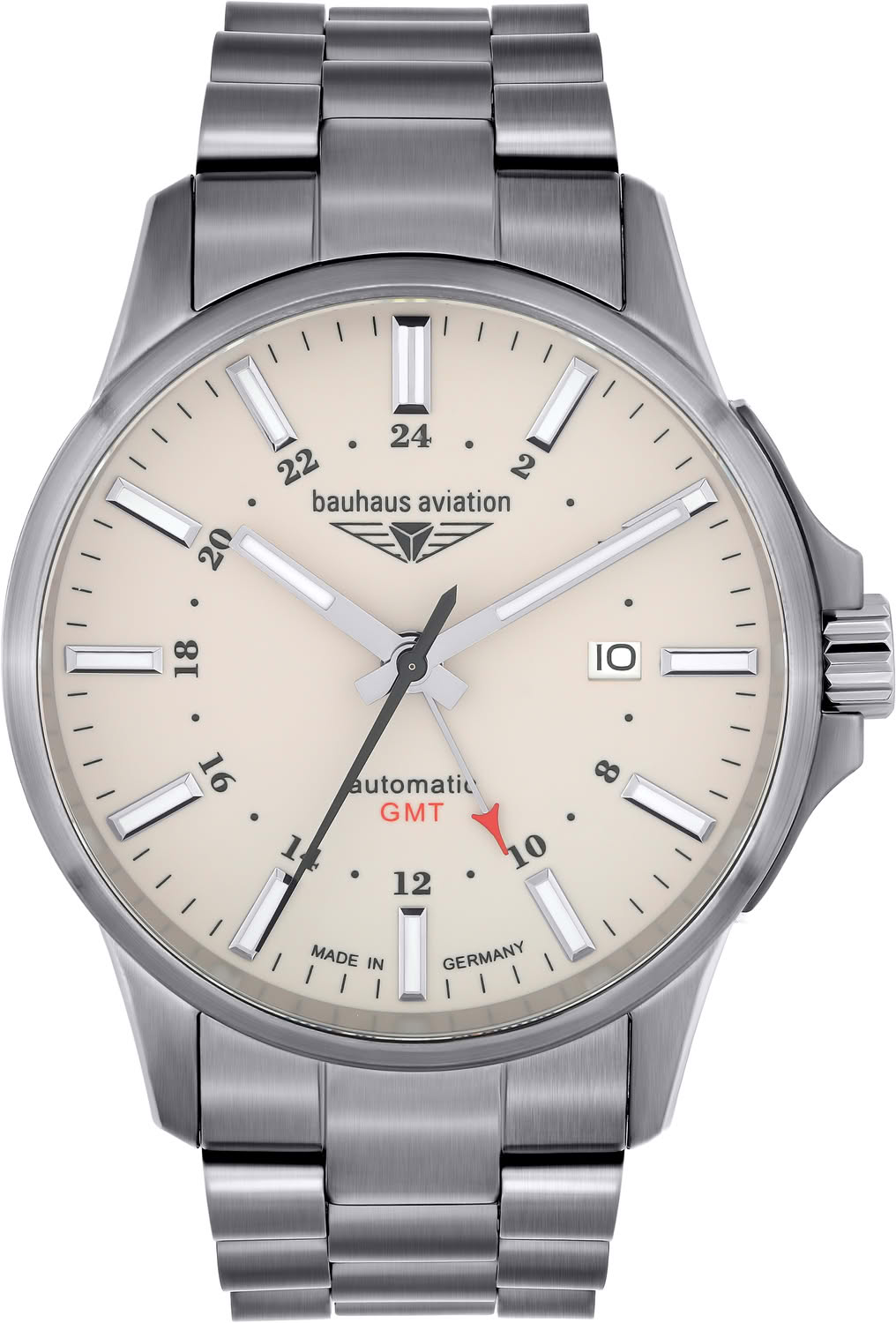 Bauhaus Pilot GMT 2868M5_b, Titanium Automatic Watch
