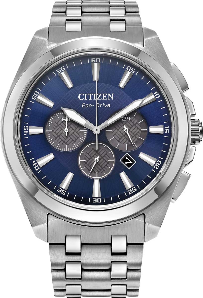Citizen Eco-Drive Chronograph CA4510-55L, Blue Dial